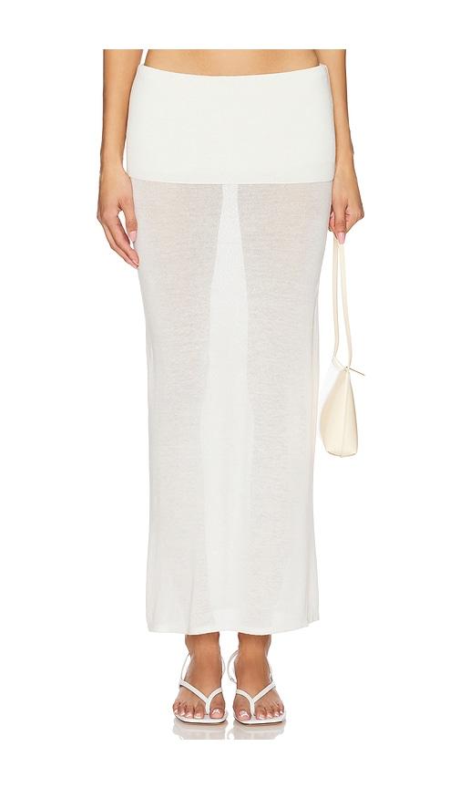 geel danni skirt in white. - size l (also in s, xs, m, xl)