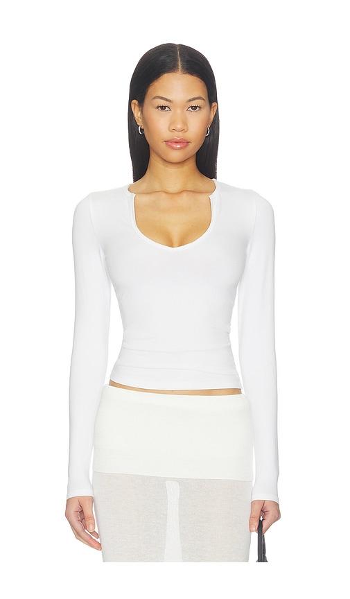 geel jolene top in white. - size l (also in s, xs, m)