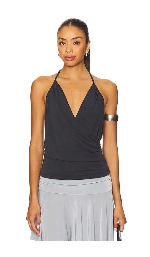 geel julian halter top in black. - size l (also in xs, s, m, xl)
