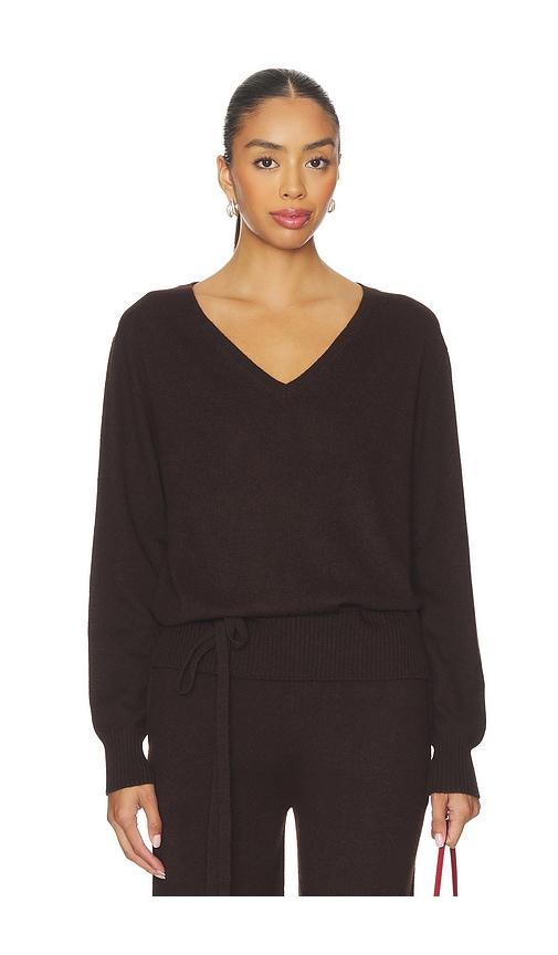 geel kiarra sweater in chocolate. - size l (also in m, s, xl, xs)