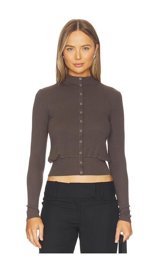 geel martin cardigan in charcoal. - size s (also in xs)