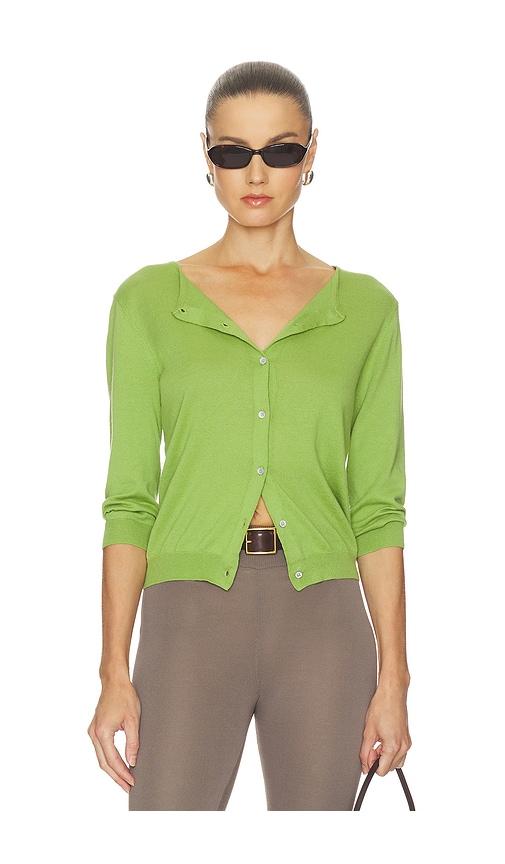 geel olivia cardigan in green. - size l (also in s, xs, m, xl)