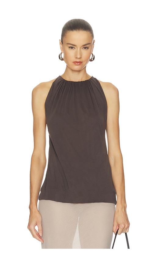 geel perla top in charcoal. - size l (also in s, xs, m)