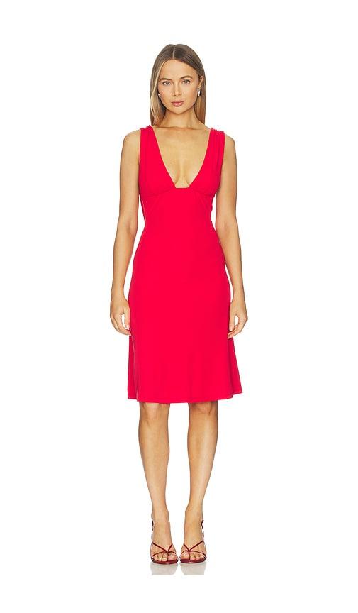 geel sabrina dress in red. - size l (also in m)