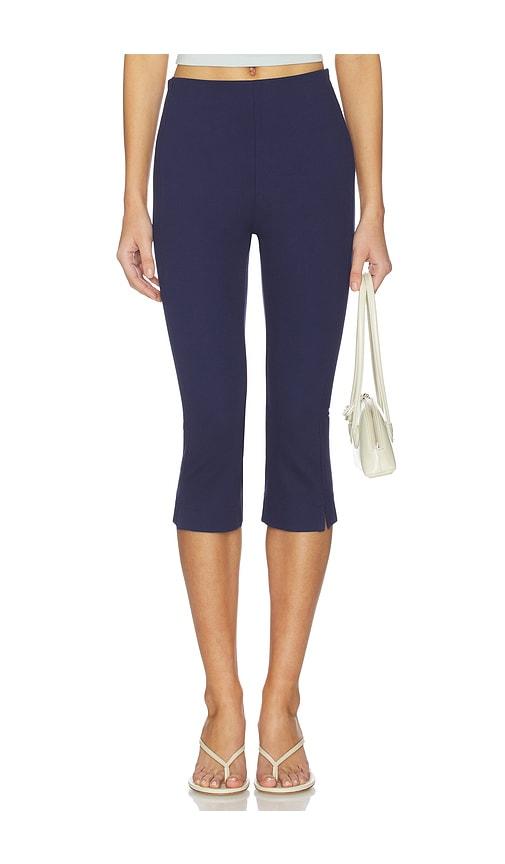 geel x revolve cooper capri pant in navy. - size l (also in s, xs, m, xl)