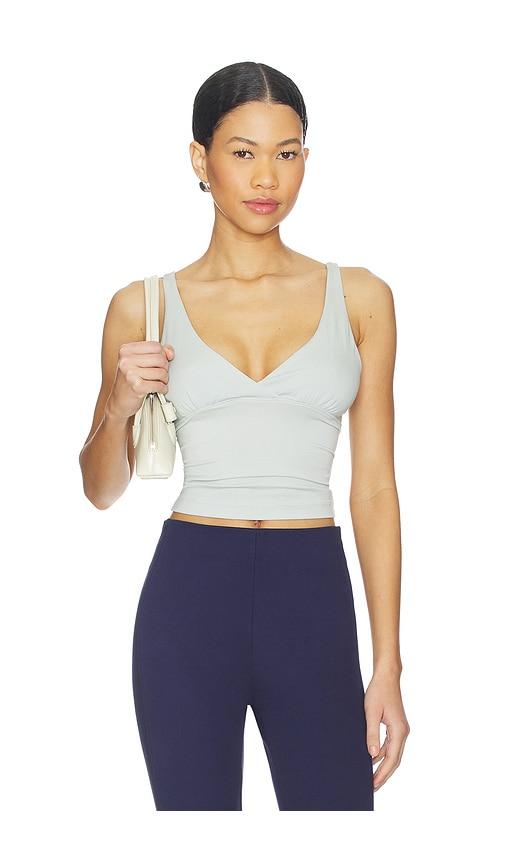 geel x revolve ren top in baby blue. - size m (also in s, xl)