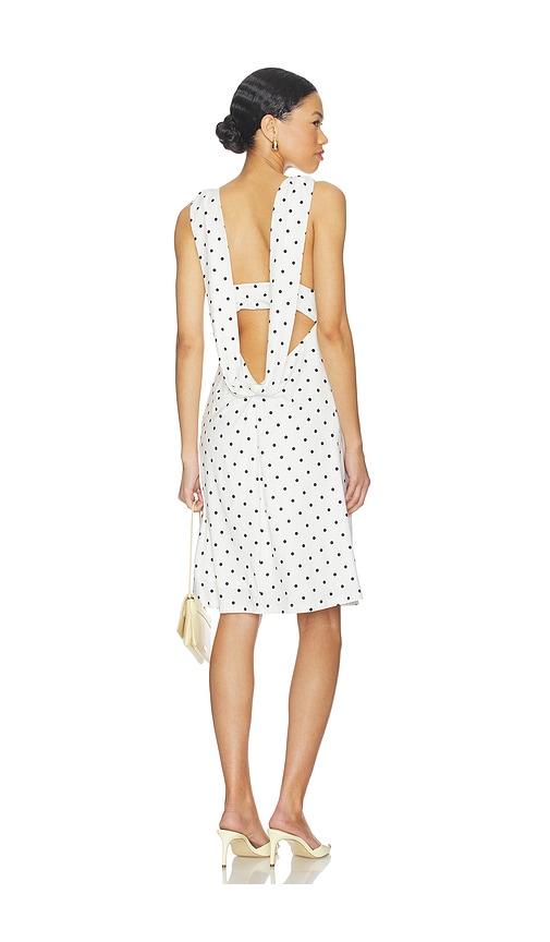 geel x revolve sabrina dress in white,black. - size l (also in s, m)