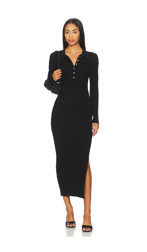 generation love bobby rib knit dress in black. - size m (also in s)