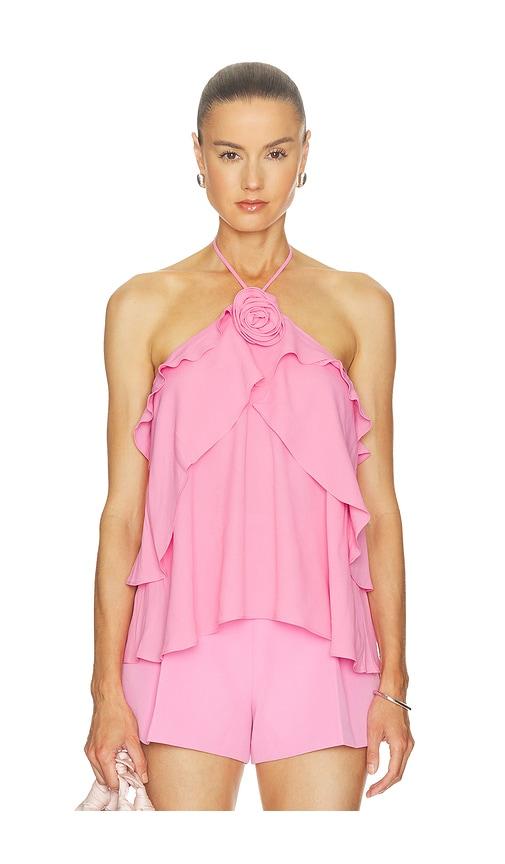 generation love carrie halter blouse in pink. - size l (also in m, s, xl, xs)