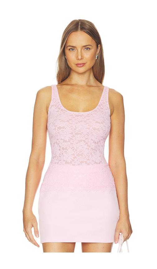 generation love juliett lace tank in rose. - size l (also in xs, s, m, xl)