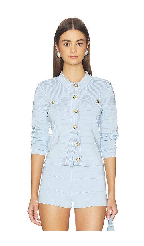 generation love lilla bandage cardigan in baby blue. - size l (also in m, xl)