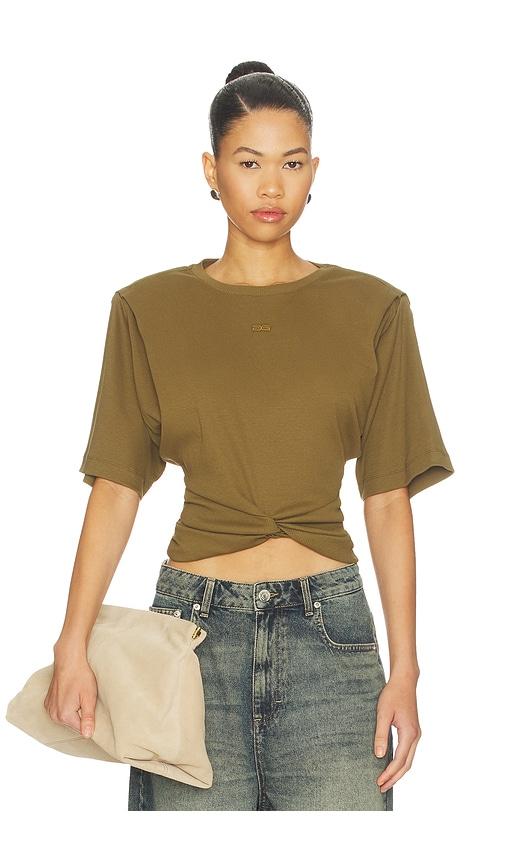 gestuz betty tee in green. - size l (also in s, xs, m)