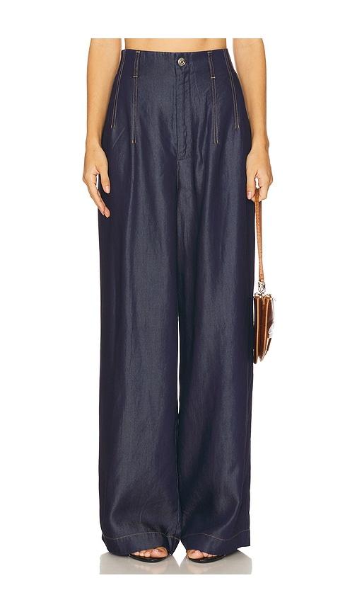 gestuz nia high waisted jeans in blue. - size 38 (also in 40)