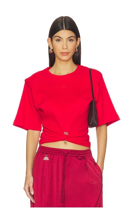 gestuz x barbie skipper tee in red. - size l (also in s, xxs, xs, m)