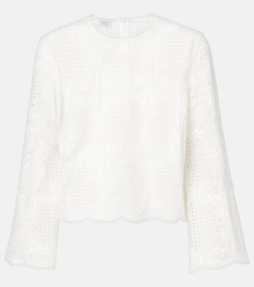 giambattista valli lace blouse