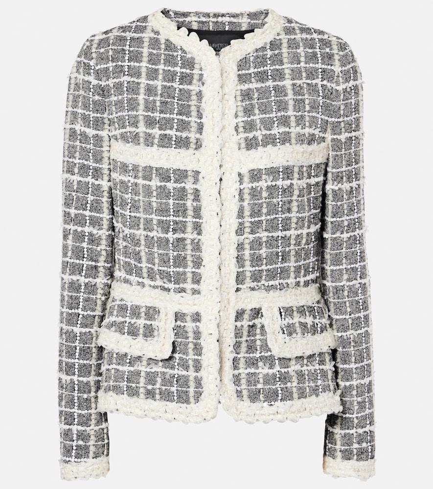 giambattista valli wool-blend bouclé jacket