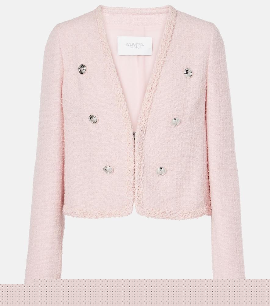 giambattista valli wool-blend tweed jacket