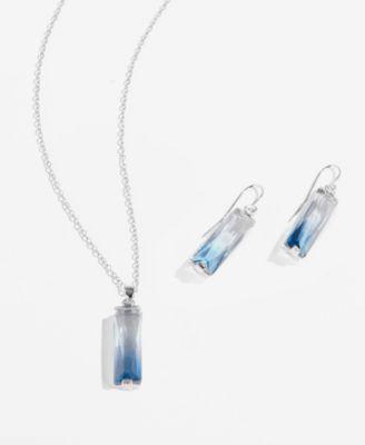 giani bernini crystal rectangle jewelry collection