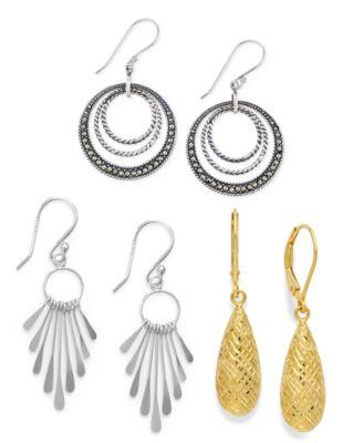 giani bernini fashion drop earring collection
