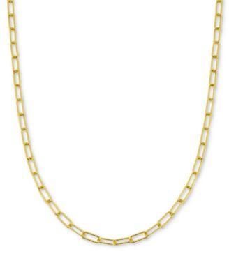giani bernini paperclip link chain necklaces created for macys