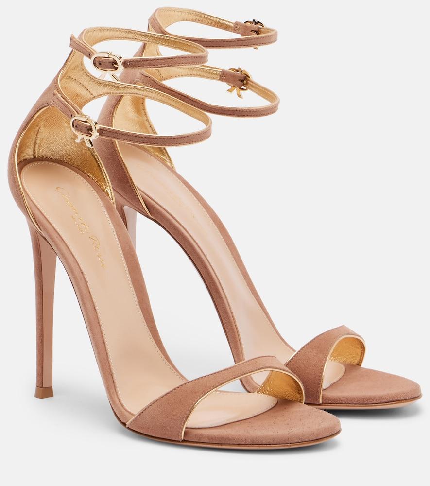 gianvito rossi 110 suede sandals
