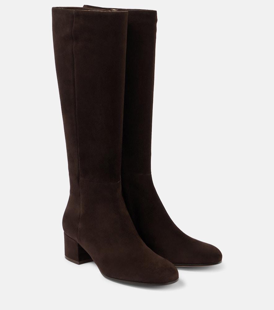 gianvito rossi 45 suede knee-high boots