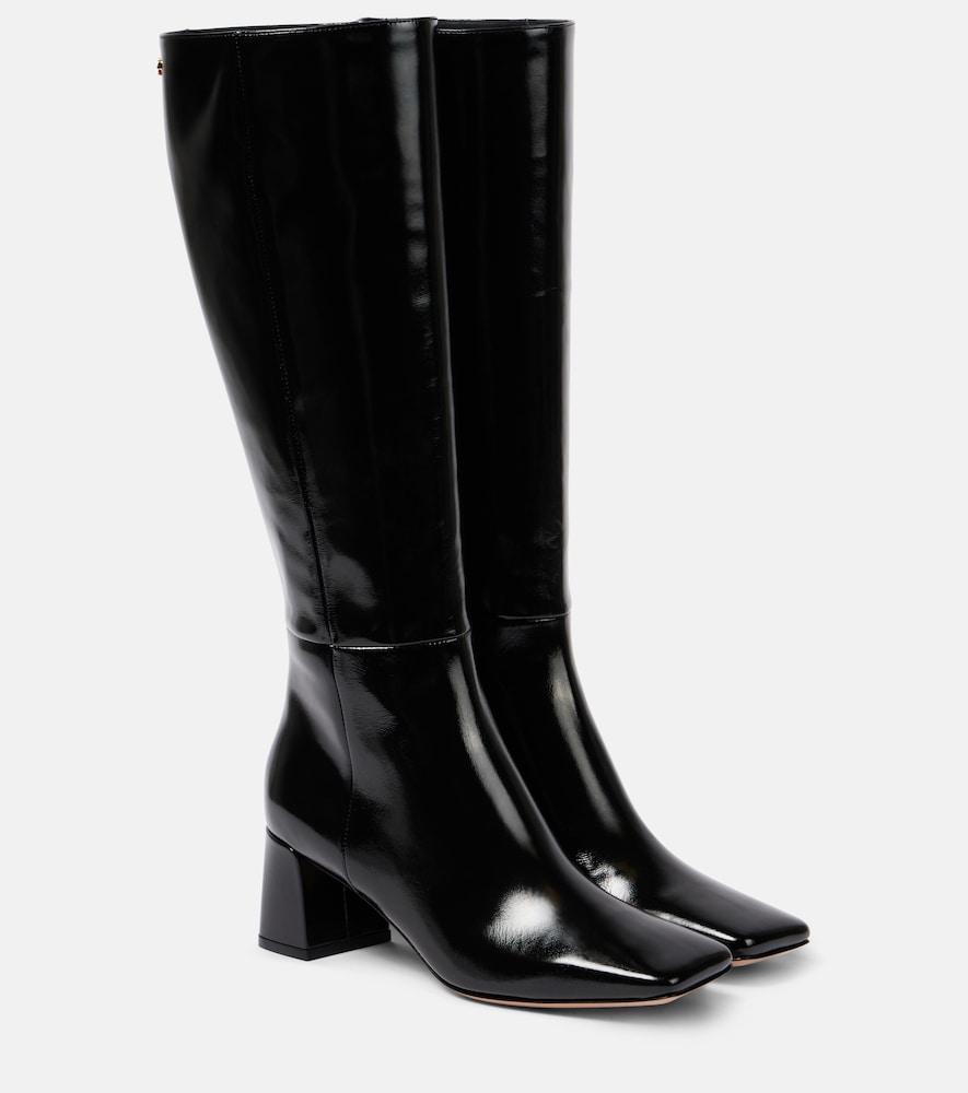 gianvito rossi 55 patent leather knee-high boots