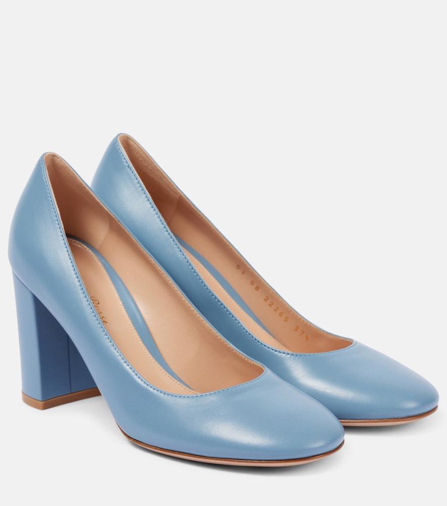 gianvito rossi 85 leather pumps