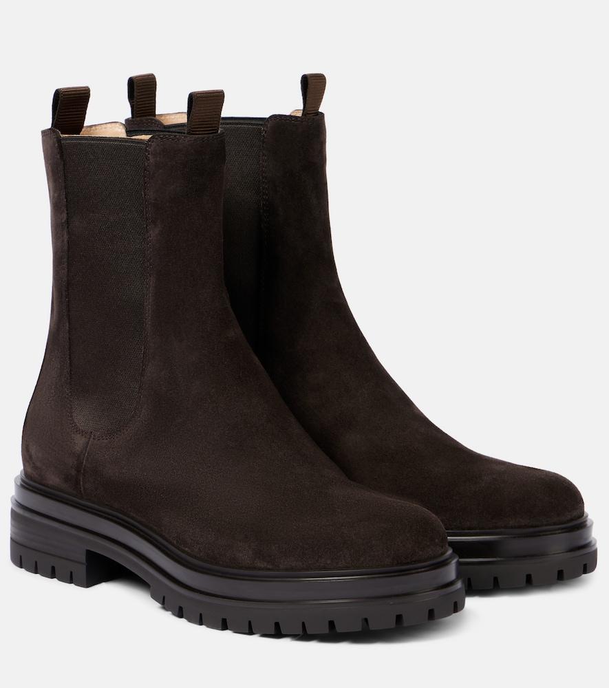 gianvito rossi chester suede chelsea boots