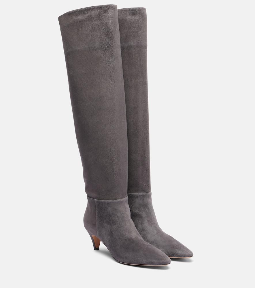 gianvito rossi elise 55 suede knee-high boots