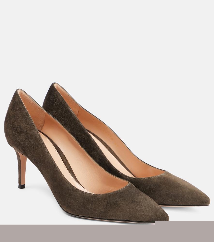 gianvito rossi gianvito 70 suede pumps