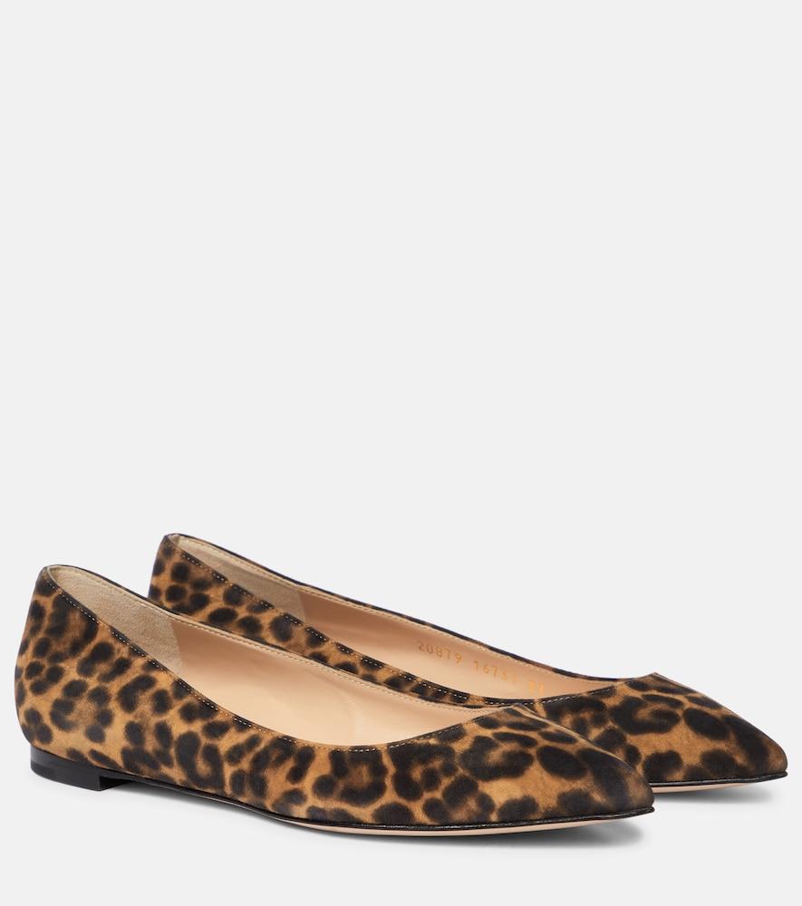gianvito rossi gianvito leopard-print ballet flats
