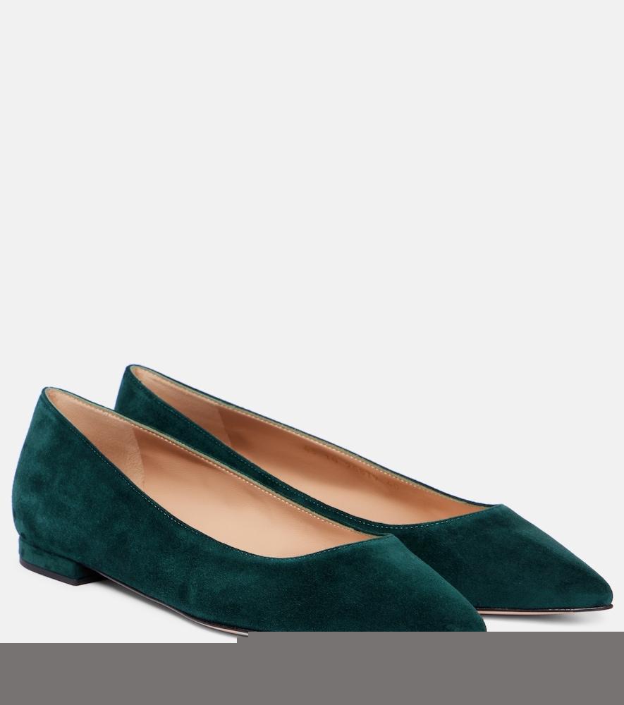 gianvito rossi gianvito suede ballet flats