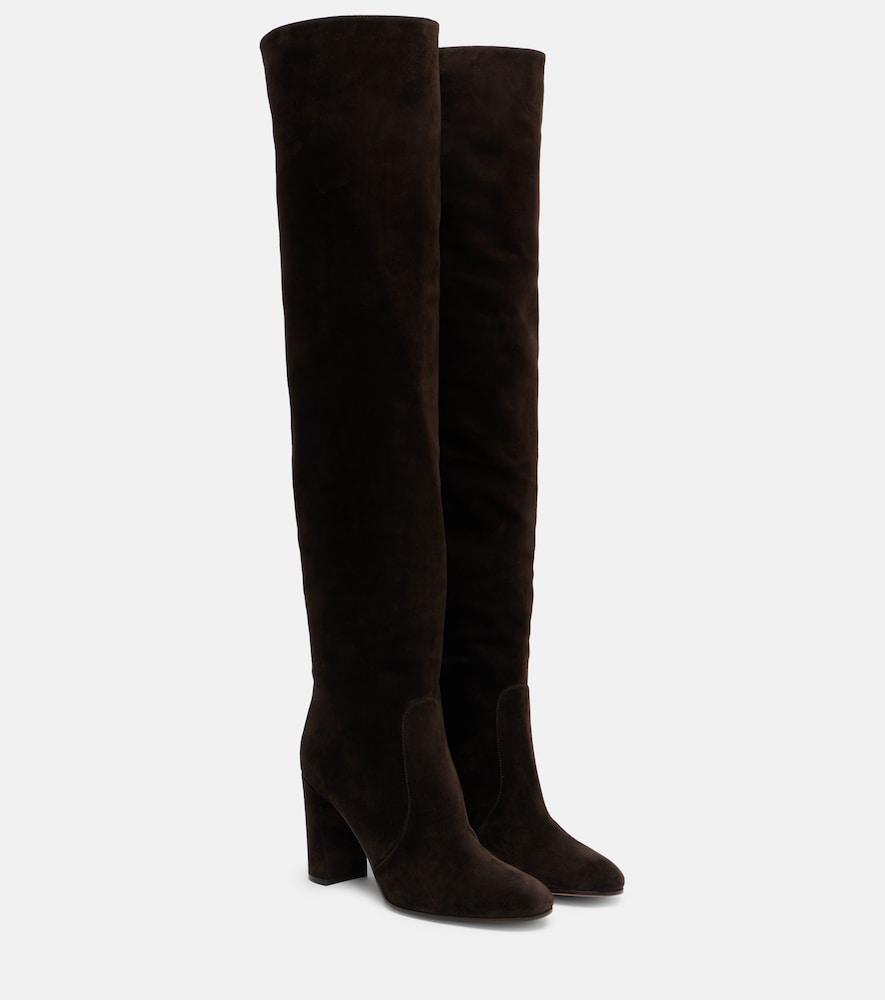 gianvito rossi glen leather over-the-knee boots