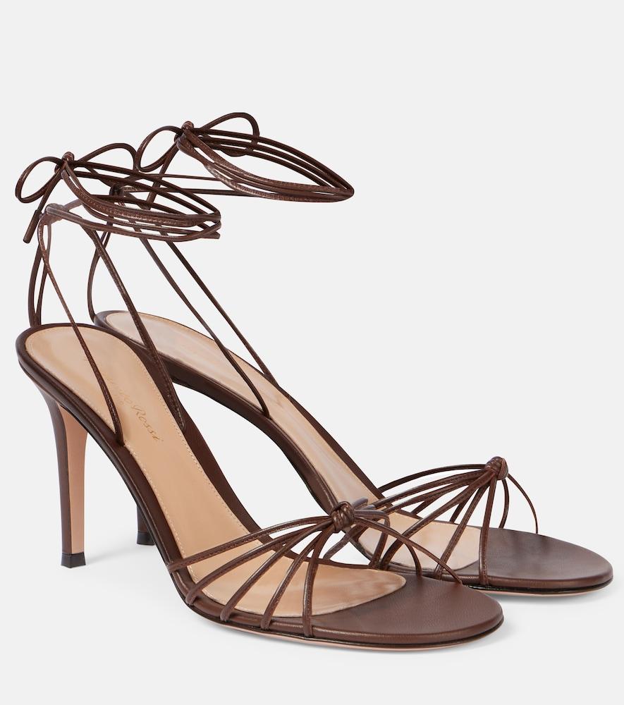 gianvito rossi gwyneth leather sandals