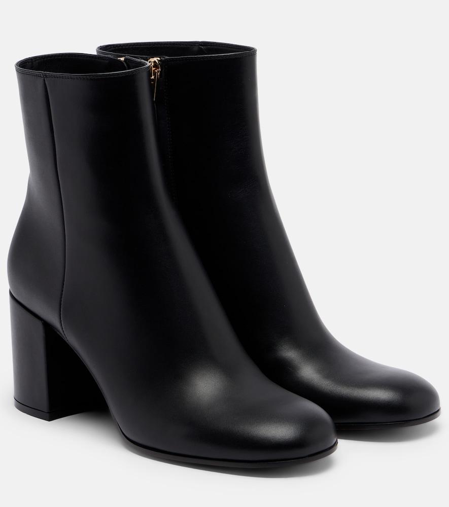 gianvito rossi joelle leather ankle boots