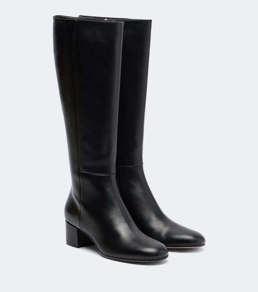 gianvito rossi joelle leather knee-high boots