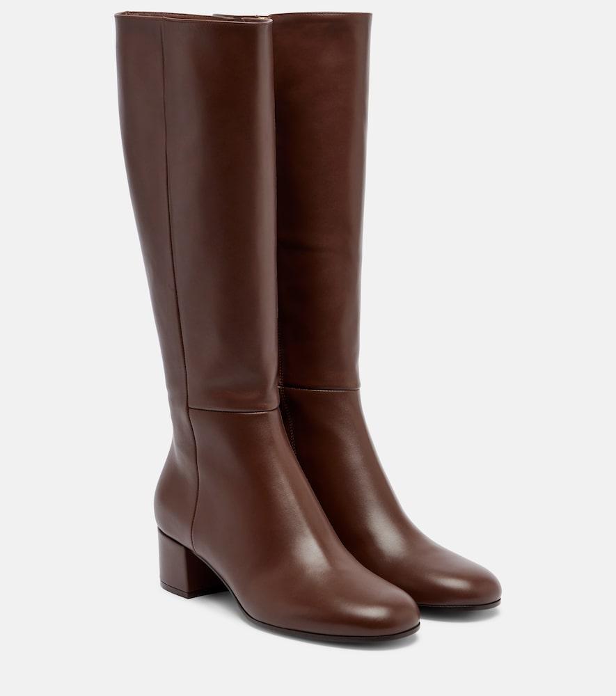 gianvito rossi joelle leather knee-high boots