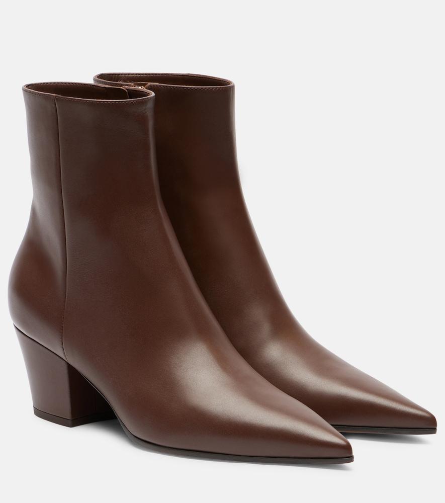 gianvito rossi keinna 55 leather ankle boots