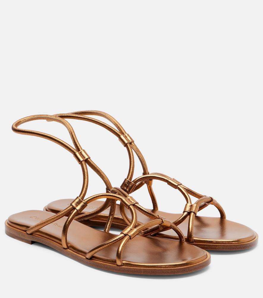 gianvito rossi leather sandals