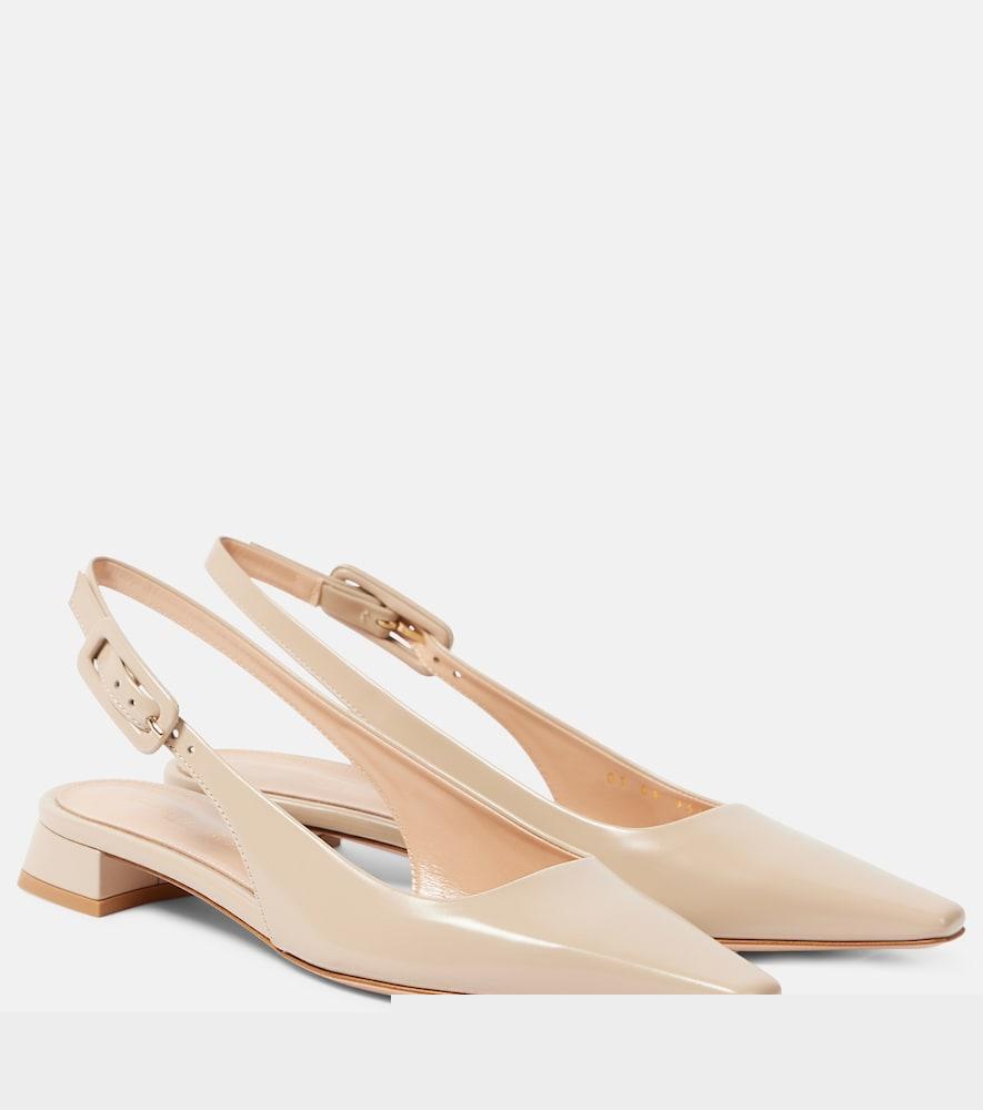 gianvito rossi lindsay 20 patent leather slingback flats