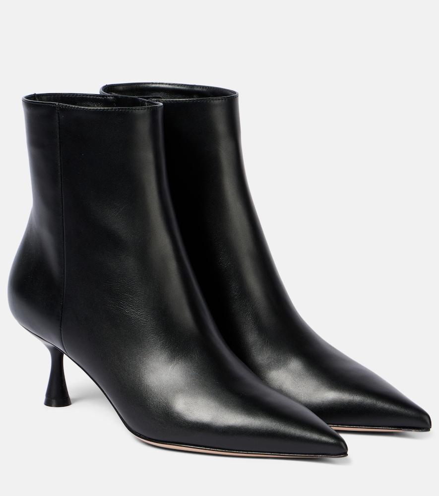 gianvito rossi murray leather ankle boots
