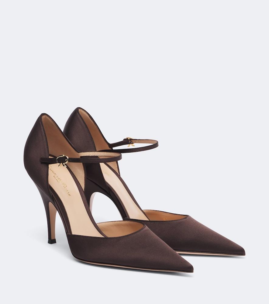 gianvito rossi sofia satin pumps