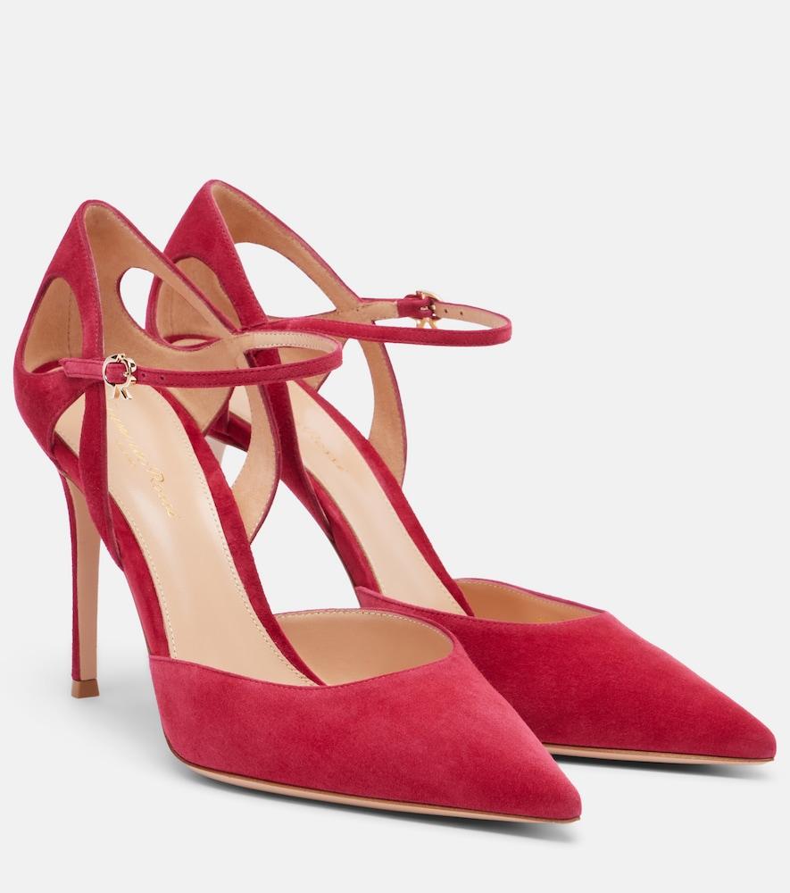 gianvito rossi suede pumps