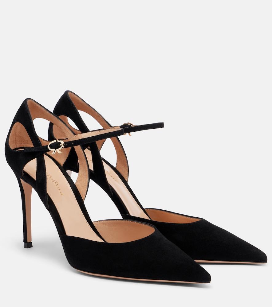 gianvito rossi suede pumps
