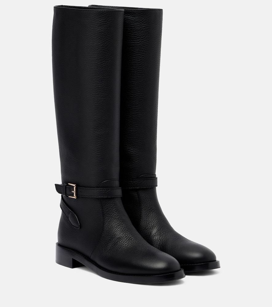 gianvito rossi varenne leather knee-high boots
