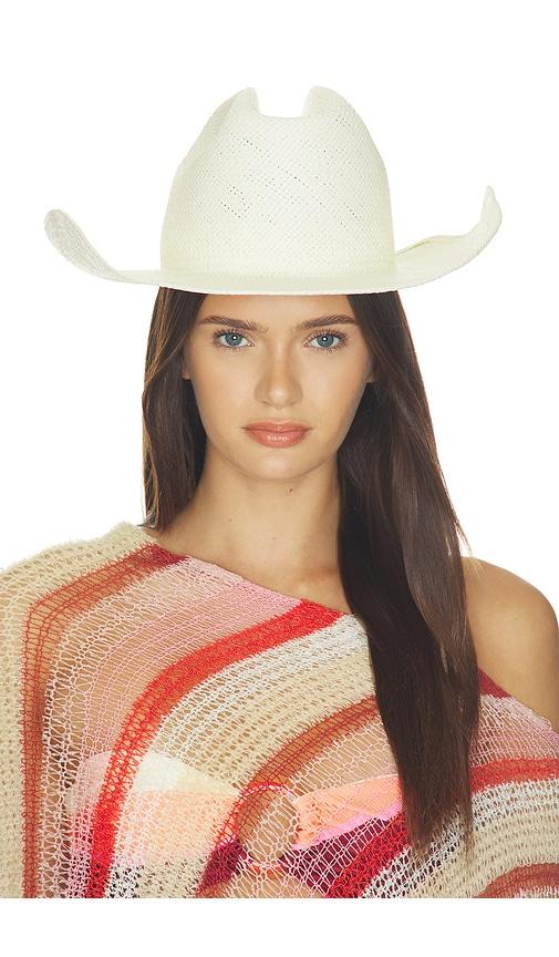 gigi pip carter cowboy hat in white. - size 55 (also in 57, 59, 61)