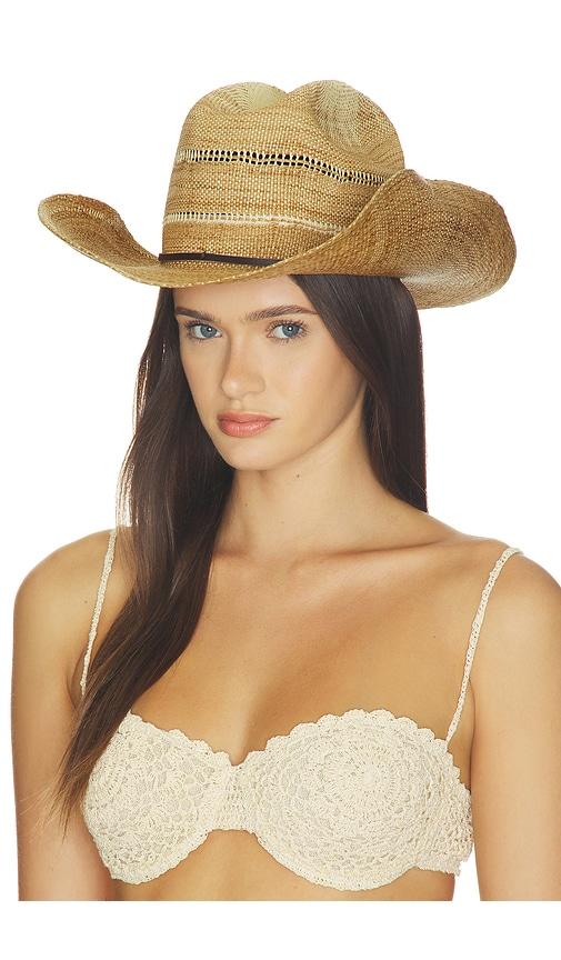gigi pip davey cowboy hat in tan. - size 57 (also in 59)