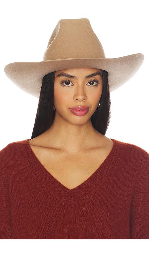 gigi pip lane cowboy hat in brown. - size 55 (also in 57, 59, 61)