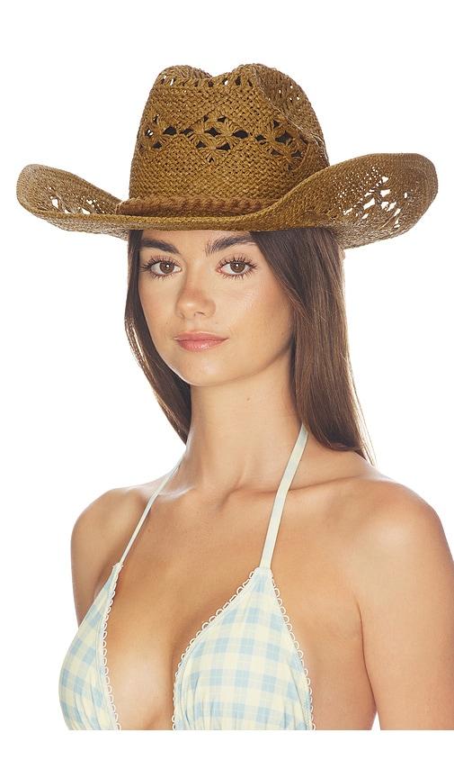 gigi pip remy cowboy hat in brown. - size 57 (also in 59)